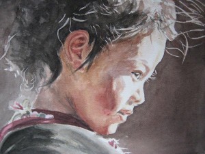 portrait aquarelle lille atelier art nouveau dessin peinture travaux eleves