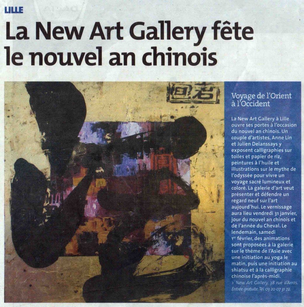 vernissage new art gallery lille galerie d'art anne lin julien delanssays